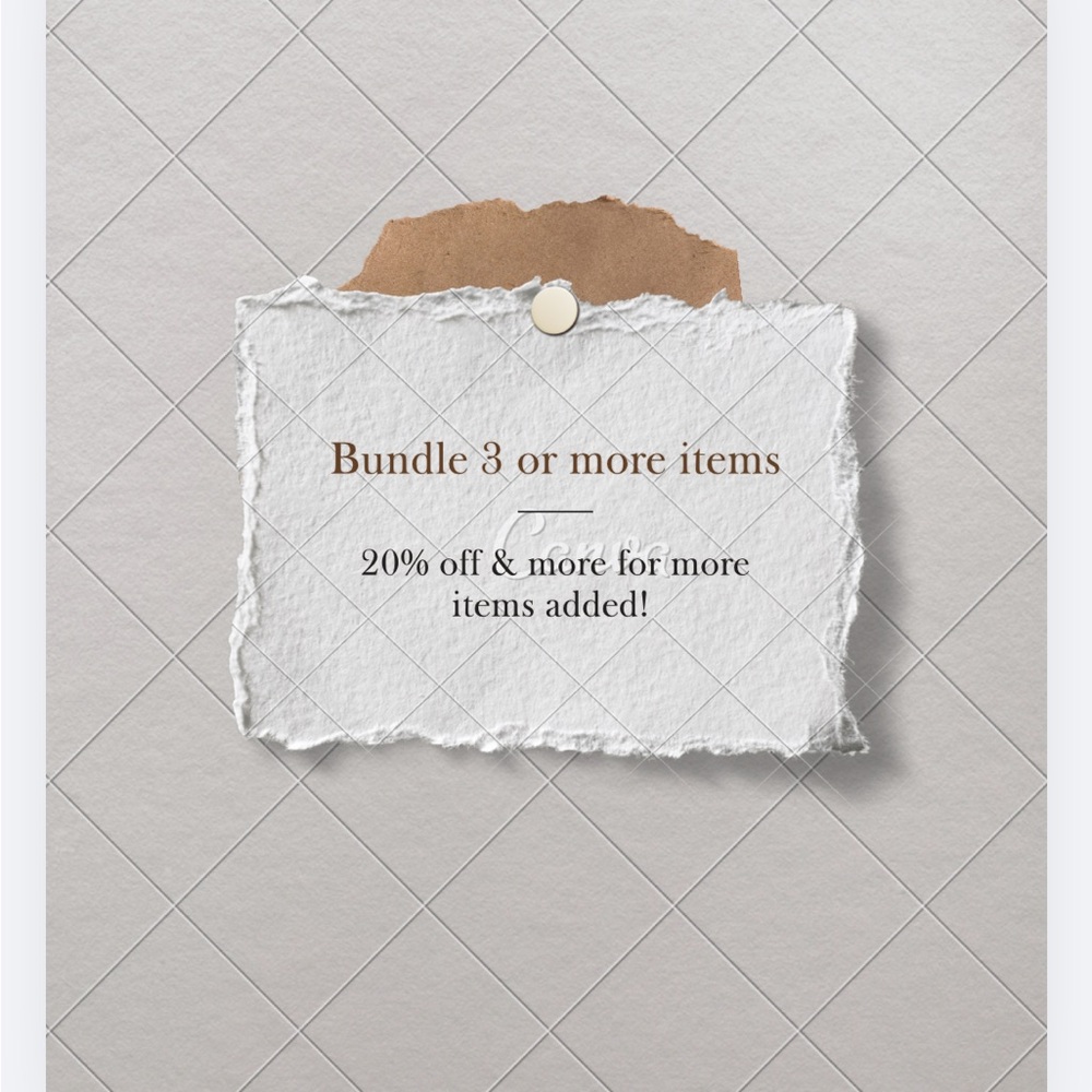 Promotional Bundle Offer Sign